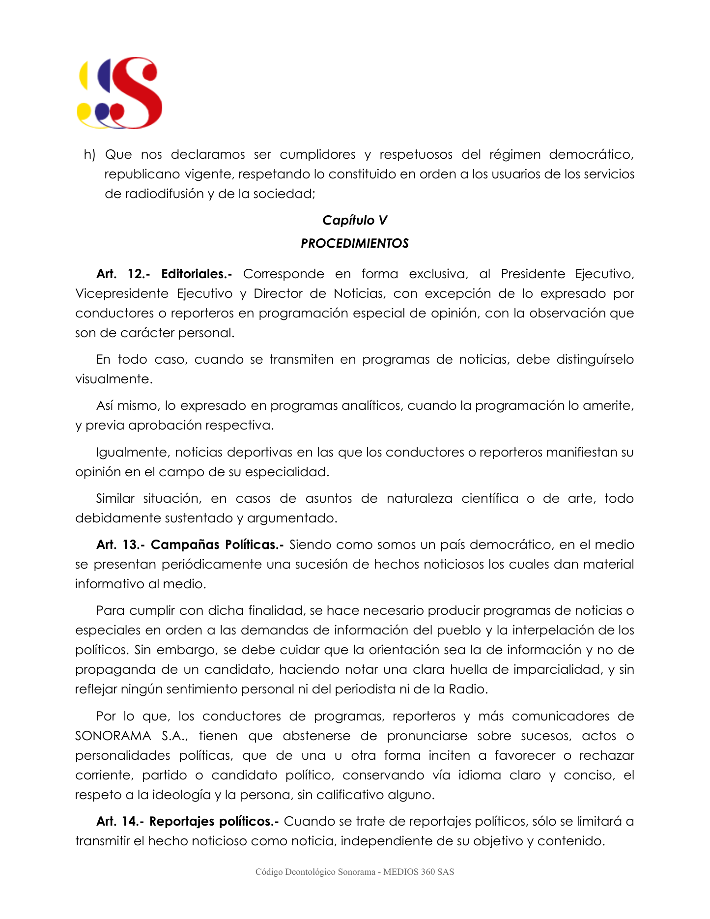 C?digo Deontol?gico Sonorama - p?gina 7